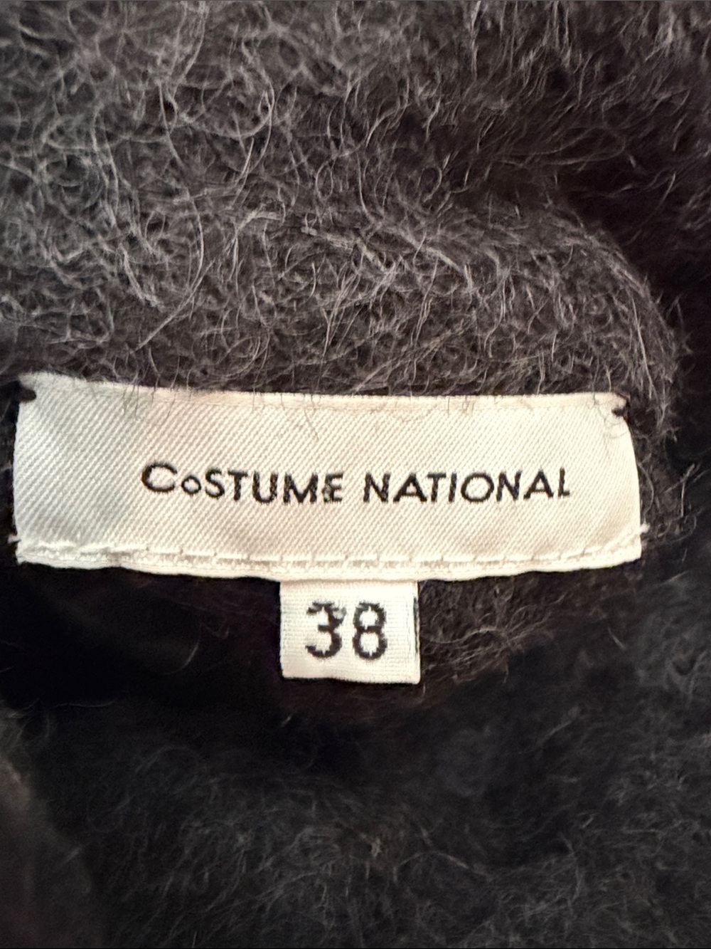 CNC Costume National Sleeveless Dark Charcoal Turtleneck body con Maxi Dress -38 - Picture 6 of 7